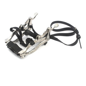 Vétérinaire Cheval Bouche Spéculum Dentaire Gag En Acier Inoxydable Equine Dispositif Dentaire Réglable À Cliquet Culotte Examen Oral - Product Image 2