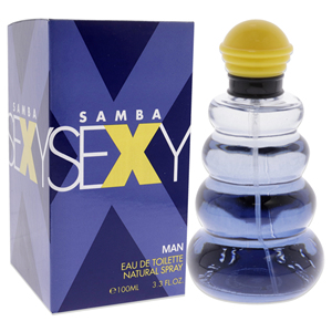 Samba SEXY by perfumers Workshop For Men 3.3 oz สเปรย์ EDT กลิ่นลาเวนเดอร์ติดทนนาน - Product Image 3