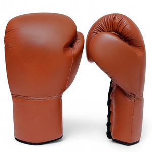 ถุงมือชกมวยสำหรับ2026ผู้ใหญ่ถุงมือชกมวยมืออาชีพขนาด16ออนซ์สีน้ำตาล - Product Image 5