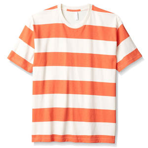 Camiseta de Lujo Personalizada para Hombre, 100% Algodón Hilado en Anillo, Estilo Holgado con Hombros Caídos, Estampado de Rayas, Jersey Liso, Ropa Urbana - Product Image 6