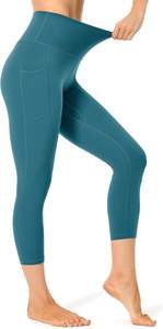 Pantalones de Yoga GYM PEOPLE, Cintura Alta, Largos, de Poliamida, con Bolsillos, Control de Abdomen, Leggings Deportivos para Correr, para 2026 - Product Image 5