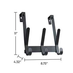 Accesorios de baño de buena calidad, juego de baño negro mate, toallero duradero de acero inoxidable 304, perfecto para toallas - Product Image 2