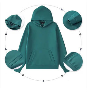 Sweat-shirt à capuche ample pour homme de qualité supérieure, style streetwear hip-hop, uni, printemps, automne, hiver, grande taille - Product Image 6