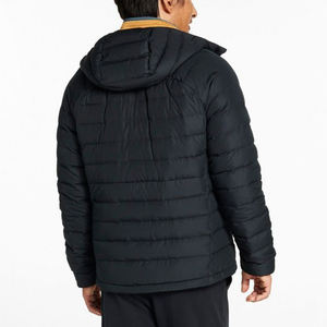 Veste d'hiver respirante et écologique pour homme, parka chaude, col montant, tissu tissé, service OEM disponible, décontractée - Product Image 3