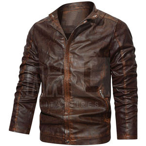 แจ็กเก็ตหนังวัวสำหรับผู้ชายเสื้อแจ็กเก็ตหนังวัวสำหรับกลางแจ้งใช้ในฤดูหนาว - Product Image 1