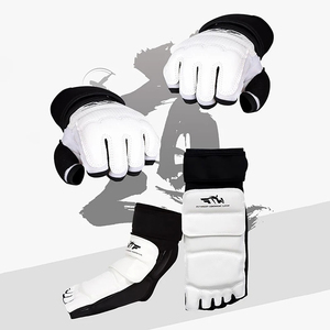 Wholesale Unisex Leather Karate Kick Boxing Leg Protector <b>Instep</b> Equipment for Martial Arts Clothing for Men and Women - Product Image 5