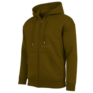 Sweat à capuche oversize en coton 100% pour homme, streetwear, lourd, non doublé, veste en polaire d'hiver avec impression numérique, étiquettes personnalisées - Product Image 6