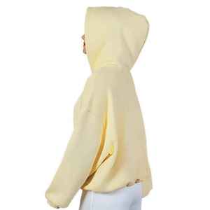 <b>Womens</b> Butter <b>Yellow</b> Oversized <b>Tracksuit</b> Heavyweight Hoodie Matching Sweatpants Set Two-Piece Casual Streetwear Winter - Product Image 6