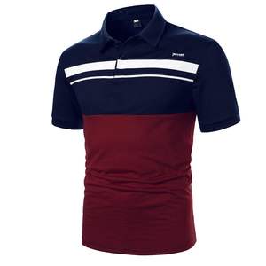 Polo de algodón con logotipo personalizado, tejido transpirable de manga corta, ajuste cómodo, aspecto elegante para hombres, uso informal - Product Image 3