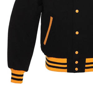 Custom <b>wool</b> men varsity jackets with logo embroidery thick varsity jackets for winter outerwear collections - Product Image 6