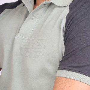Diseño personalizado de los hombres para la camiseta Polo de manga corta y transpirable Hecho en Pakistán-Material de poliéster/algodón de color liso - Product Image 4