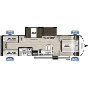รถเทรลเลอร์สำหรับ29BH จาก coachmen RV Northern Spirit SE ใหม่2026 - Product Image 6