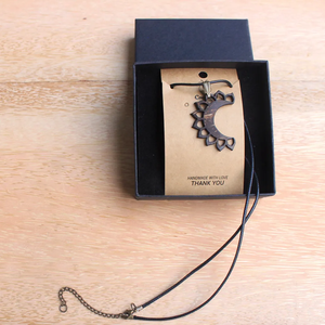 สร้อยคอพระจันทร์กะลามะพร้าว-ทำด้วยมือ & แรงบันดาลใจจากธรรมชาติ | Viet fartimex - Product Image 1