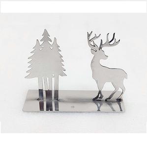 Elegante colgante de adornos colgantes de renos decorativos de Metal negro para decoración navideña del hogar Fiesta de Año Nuevo de alta calidad. - Product Image 3