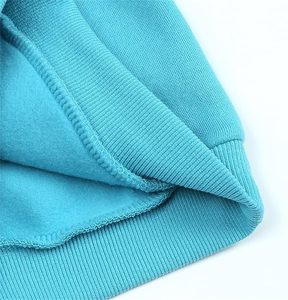 OEM de las mujeres 100% de algodón polar recortado sudaderas con capucha de invierno personalizado tejido con capucha Casual Streetwear Puff DTG pantalla corto liso teñido - Product Image 5