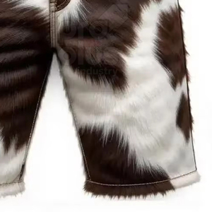 กางเกงขาสั้นหนังวัวทำมือสวมใส่สบายมีสไตล์ - Product Image 5