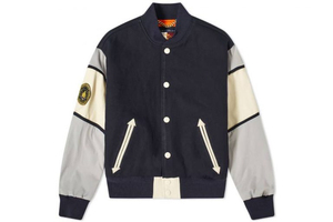 Chaqueta de bombardero universitaria Letterman de alta calidad, Mangas de cuero de vaca, chaqueta de bombardero negra Varsity disponible en todos los colores de la XS-5XL - Product Image 2