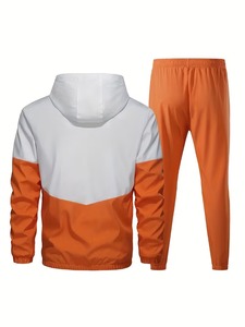 Chándal Deportivo Personalizado con Logotipo, de Alta Calidad, con Cremallera, para Hombre, Chaqueta Deportiva de Moda, Cortavientos de Poliéster, Ropa Deportiva Urbana - Product Image 2