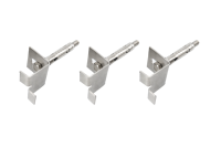 Support d'angle en acier inoxydable 304 pour système de revêtement mural en marbre avec fixation haut et bas