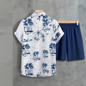 ชุดออกกำลังกายฤดูร้อนแบบ 2 ชิ้น ดีไซน์ใหม่ คุณภาพสูง ระบายอากาศได้ดี กางเกงจ็อกเกอร์พร้อมโลโก้สั่งทำพิเศษ ชุดกางเกงขาสั้นวิ่งสำหรับผู้ชาย - Product Image 2