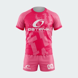 เสื้อรักบี้ผู้ชายแบบมืออาชีพ ออกแบบเองได้ สไตล์ใหม่ปี 2026 ผลิตจากโพลีเอสเตอร์แบบซับลิเมชั่นเต็มตัว ชุดกีฬารักบี้ - Product Image 6