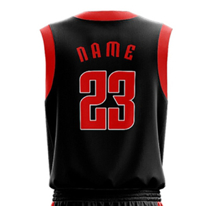 Uniforme de basket-ball sublimé réversible de haute qualité, confortable, respirant, dernier style, nouveau style de basket-ball à haut confort - Product Image 4