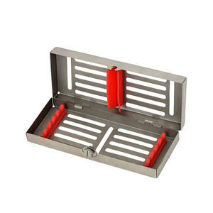 Cassette de lavado de esterilización Dental de acero inoxidable de grado alemán de alta calidad para 5 instrumentos de sujeción - Product Image 1