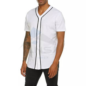 Maillot de baseball à séchage rapide, prix bas, respirant, vêtements de sport à manches courtes avec service OEM, uniformes d'équipe personnalisés pour hommes - Product Image 2