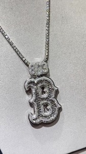 มรกตตัดVVS1 moissanite 925 เงินสเตอร์ลิงที่กําหนดเองภายหลังที่ยอดเยี่ยมตัด10พันฮิปฮอปจี้ของขวัญสําหรับผู้ชายและผู้หญิง - Product Image 2