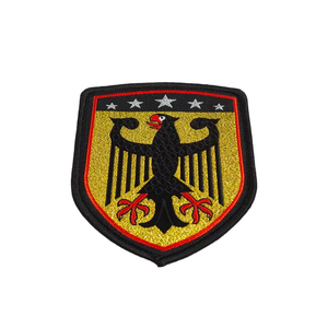 Parche de Seguridad con Diseño Nuevo, Insignia Bordada con Escudo, Decoración con Cuentas, Imperdible para Uniforme de Seguridad Tejido - Product Image 1