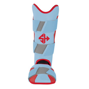 Espinilleras de Béisbol de Cuero, Protección Profesional, Diseño Ligero y Ajustable para una Fácil Limpieza, Uso Duradero y Resistente - Product Image 1