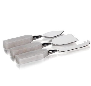 Ensemble En Acier Inoxydable Manche En Bois Mini Couteaux À Fromage Ensemble Couteau À Fromage Exquis Coupe Fromage Fourchette Avec Manche En Bois - Product Image 5