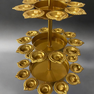 Diya ทองเหลืองตกแต่งสำหรับตกแต่งตกแต่งบริษัทผลิตที่ใหญ่ที่สุด - Product Image 2