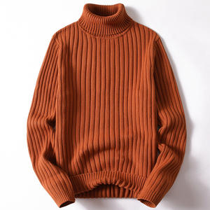 <b>Men</b> Wool Blend <b>Turtleneck</b> <b>Sweater</b> Warm Knit Top Wholesale Supplier - Product Image 5