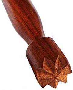 ไม้Muddler Barเครื่องมือHandcrafted Barไม้Muddler Muddlesมิ้นต์,สมุนไพร,ผลไม้ผสม,ค็อกเทล,Mocktail (สีน้ําตาล, 9 นิ้ว) - Product Image 3