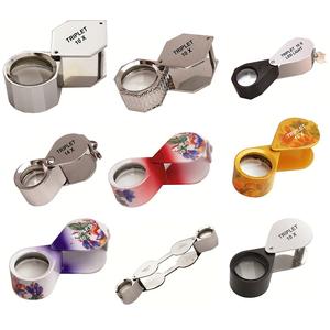 Loupe JIPSY 14X, grossissement, mini lentille optique triplet en verre, avec design pliable de poche, pour observer les diamants et les pierres précieuses - Product Image 6