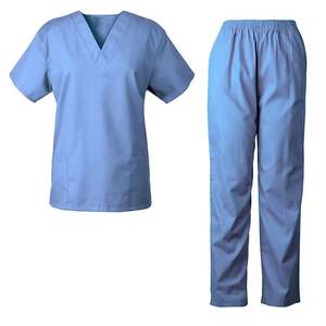 Conjuntos de uniformes médicos, ropa de Cirugía de enfermera, ropa de personal de clínica de Hospital, 100% de algodón para hombres y mujeres - Product Image 1