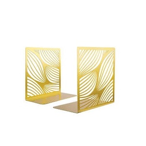 Extremo de libro dorado de metal en organizador de libros de metal Estantes de libros Estante Mesa Diseños metálicos Envío Venta caliente - Product Image 2