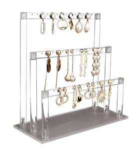 Acrylique Suspendu Boucles D'oreilles Collier Présentoir Bijoux Rack Titulaire pour La Maison et bijoux avec des produits de vente - Product Image 1
