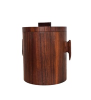 Design de luxe seau à glace en bois refroidisseur champagne seau pour whisky vodka refroidisseur nouveau produit seau à glace en bois