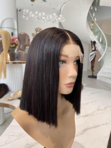 Peluca de cabello humano de donantes múltiples, corte corto de 10 pulgadas, estilo Remy, cabello vietnamita teñido en todos los colores - Product Image 5