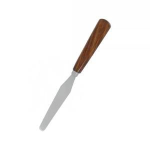 Espátula con logotipo personalizado, suministros de belleza, espátulas de cemento de etiqueta privada (mango de madera), uso para multiusos - Product Image 4