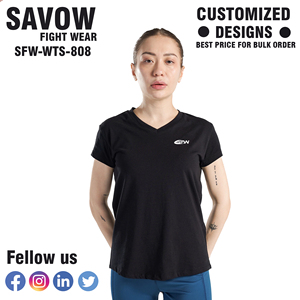 Camisetas de mujer de lona con cuello en V de manga corta transpirable de alta calidad Casual verano Top cómodo uso diario - Product Image 5