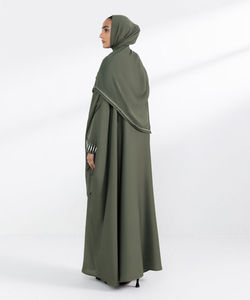Meilleur modèle personnalisable Abaya pour femmes fabriquée au Pakistan Grande taille Robes pour femmes à bas prix Vente en gros Options de personnalisation OEM - Product Image 3