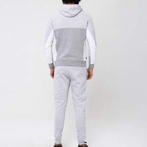 Wholesale Custom Logo Active Pullover Cotton Fleece Pocket Pullover Men <b>Tracksuit</b> - Product Image 3