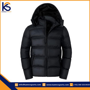 Chaqueta de Lona Acolchada de Alta Calidad para Hombre con Cuello Alto, Función Térmica, Logotipo Personalizado, Impermeable, Reversible, Cálida para Invierno, Venta al Por Mayor - Product Image 4