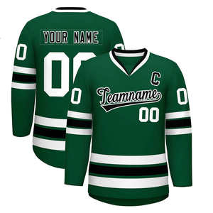 Nouveauté, maillots de hockey sur glace personnalisés avec impression par sublimation, 100% polyester, séchage rapide, créez votre propre style, vêtements de hockey sur glace - Product Image 1