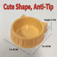Bol anti-renversement pour chat avec doublure jetable, gamelles paresseuses pour chiens et chats, respectueuses des moustaches, fournitures pour animaux de compagnie, lot en gros