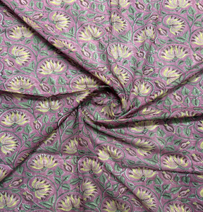 <b>Womens</b> Soft Cotton Pink Long <b>Scarf</b> Handcrafted Block Print Summer Outdoor Wrap Breathable Lightweight Windproof Multi-Purpose - Product Image 5