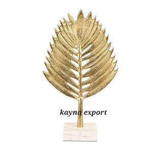 GOLD FINISHED METAL ROUND SCULPTURE STRIPES DESIGNER <b>TOP</b> QUALITY HANDCRAFTED DECORATIVE GIFTING USE WEDDING AND <b>CHRISTMAS</b> <b>PARTY</b> - Product Image 3